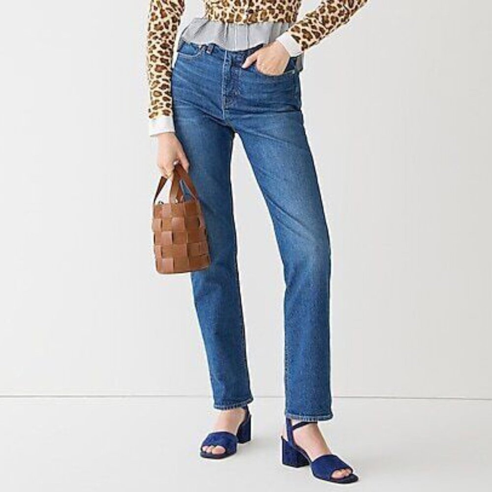 J. Crew Full Length 90s Classic Straight-fit Jean in Skater Wash Size 27